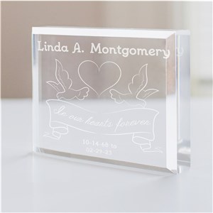 Engraved In Our Hearts Forever Memorial Keepsake | Memorial Gifts