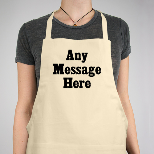 Standard Message Personalized Apron GiftsForYouNow