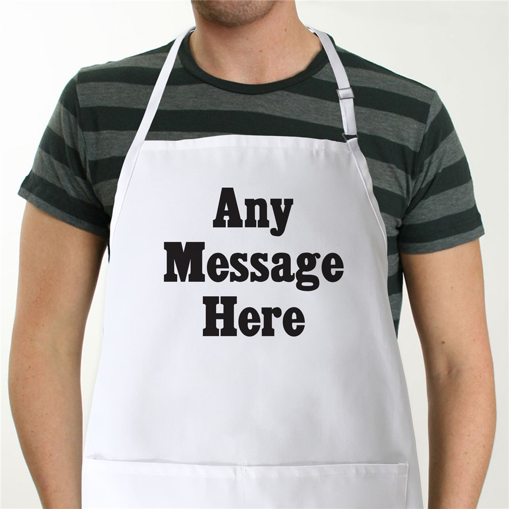 Standard Message Personalized Apron | Personalized Aprons