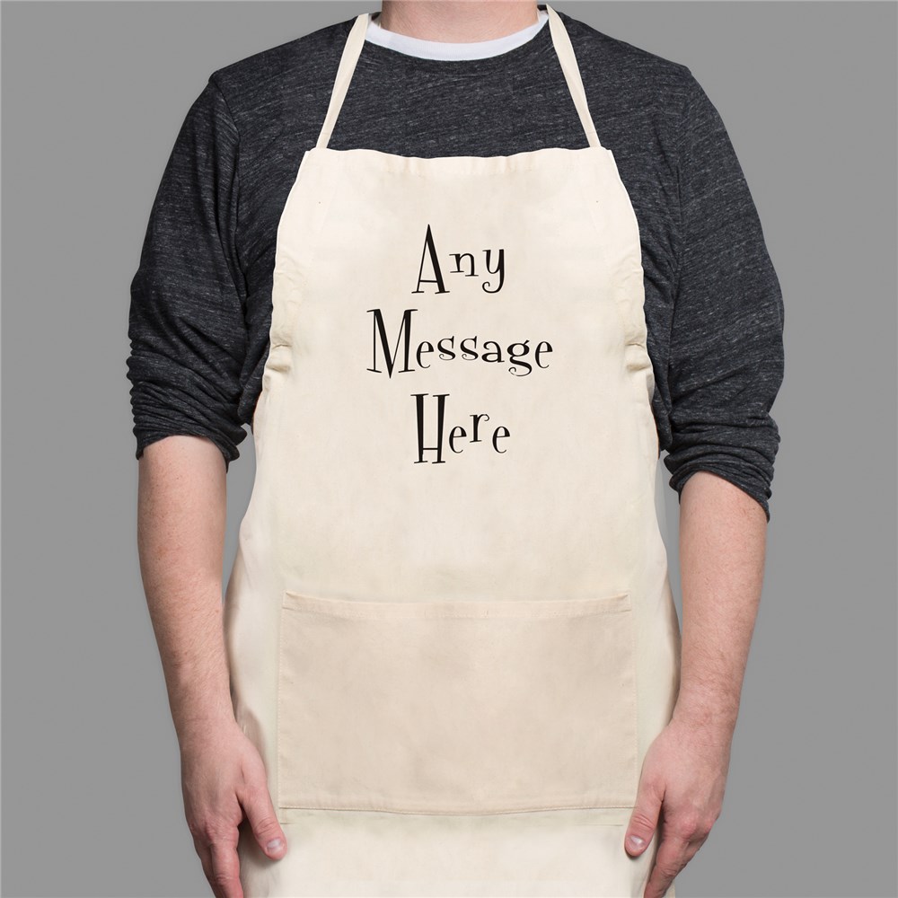 Custom Message Personalized Apron | Personalized Aprons