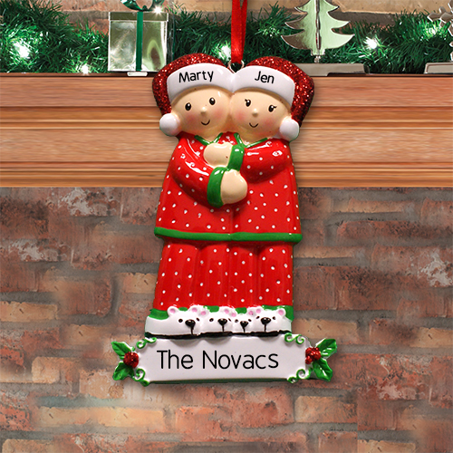 Personalized Pajama Family Ornament GiftsForYouNow