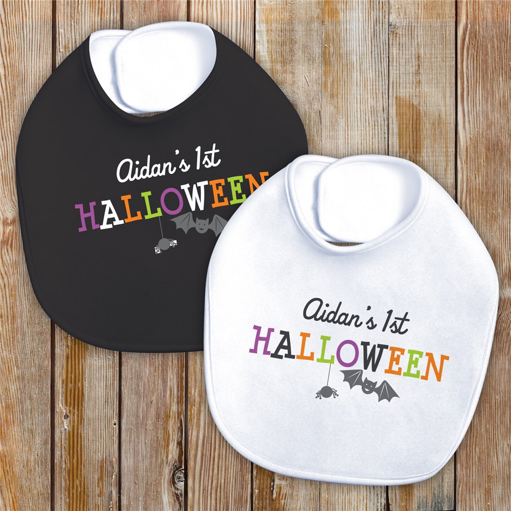 Personalized First Halloween Bib Baby GiftsForYouNow