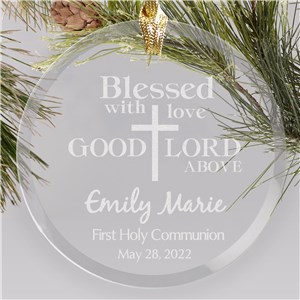 Engraved Blessed First Communion Suncatcher 8111774R
