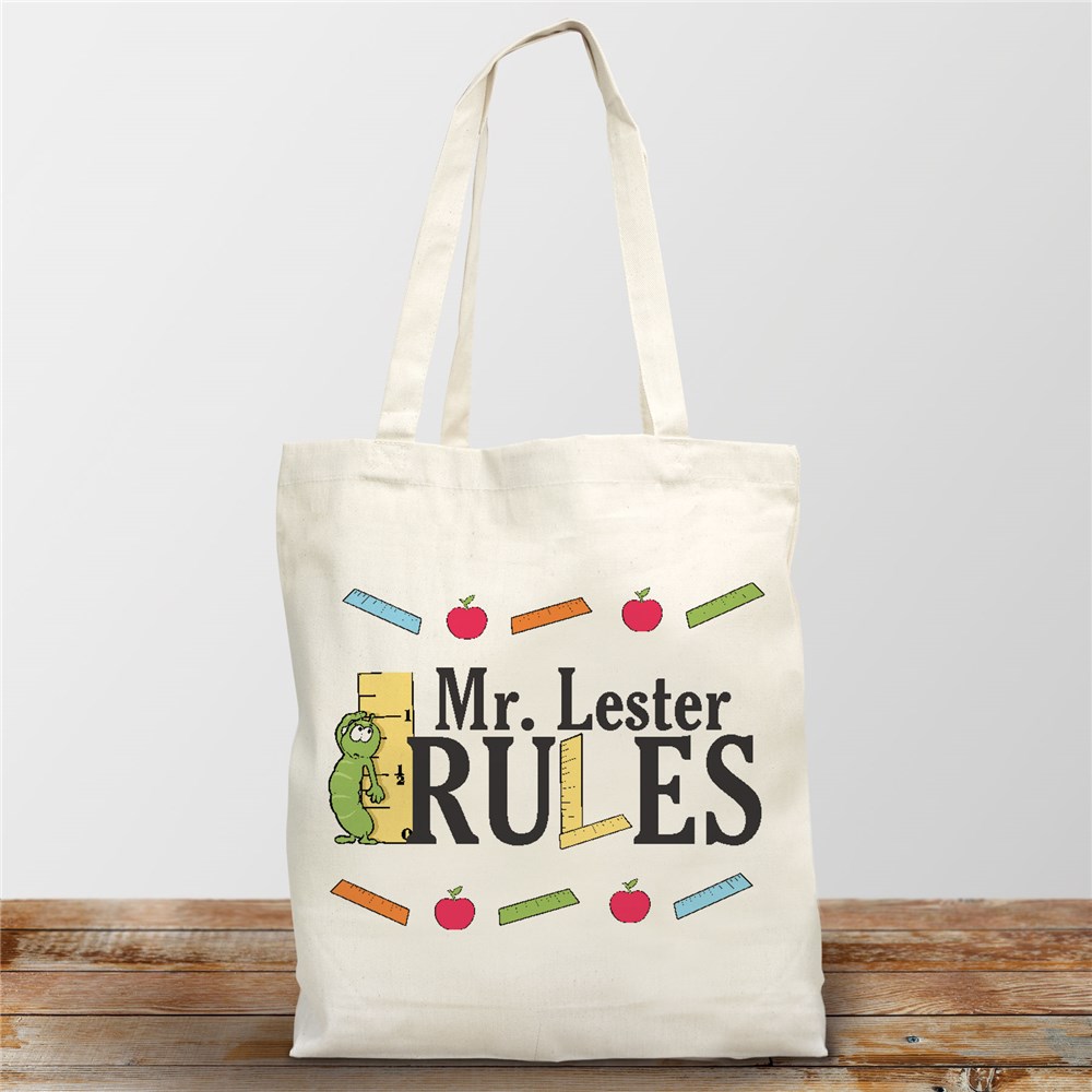 personalized canvas tote