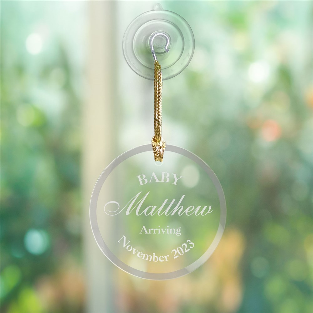 Engraved Baby Suncatcher GiftsForYouNow