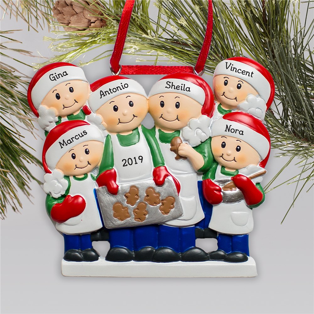 Personalized Baking Family Christmas Ornament | GiftsForYouNow
