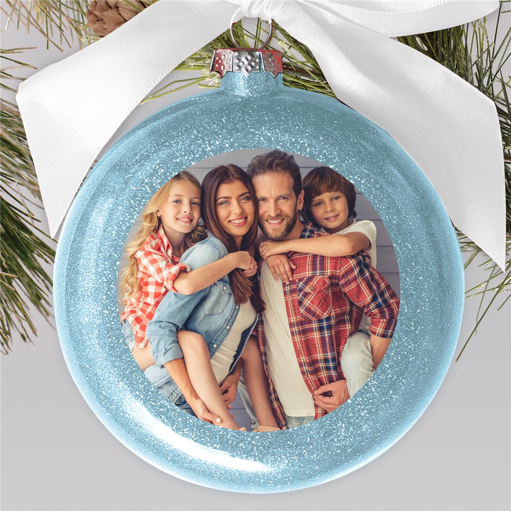 Personalized Photo Glass Ornament 81336511MM