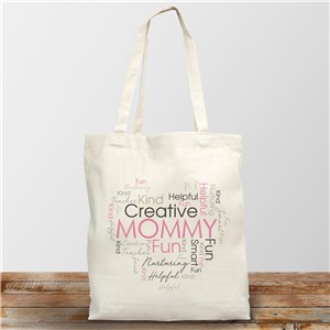 Personalized Word-Art Tote Bag