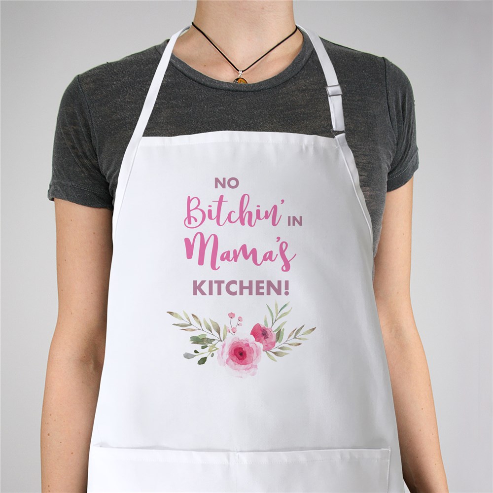 No Bitchin' In Mama's Kitchen Personalized Apron GiftsForYouNow