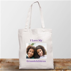 Personalized Picture Perfect Photo White Tote Bag 814732WH