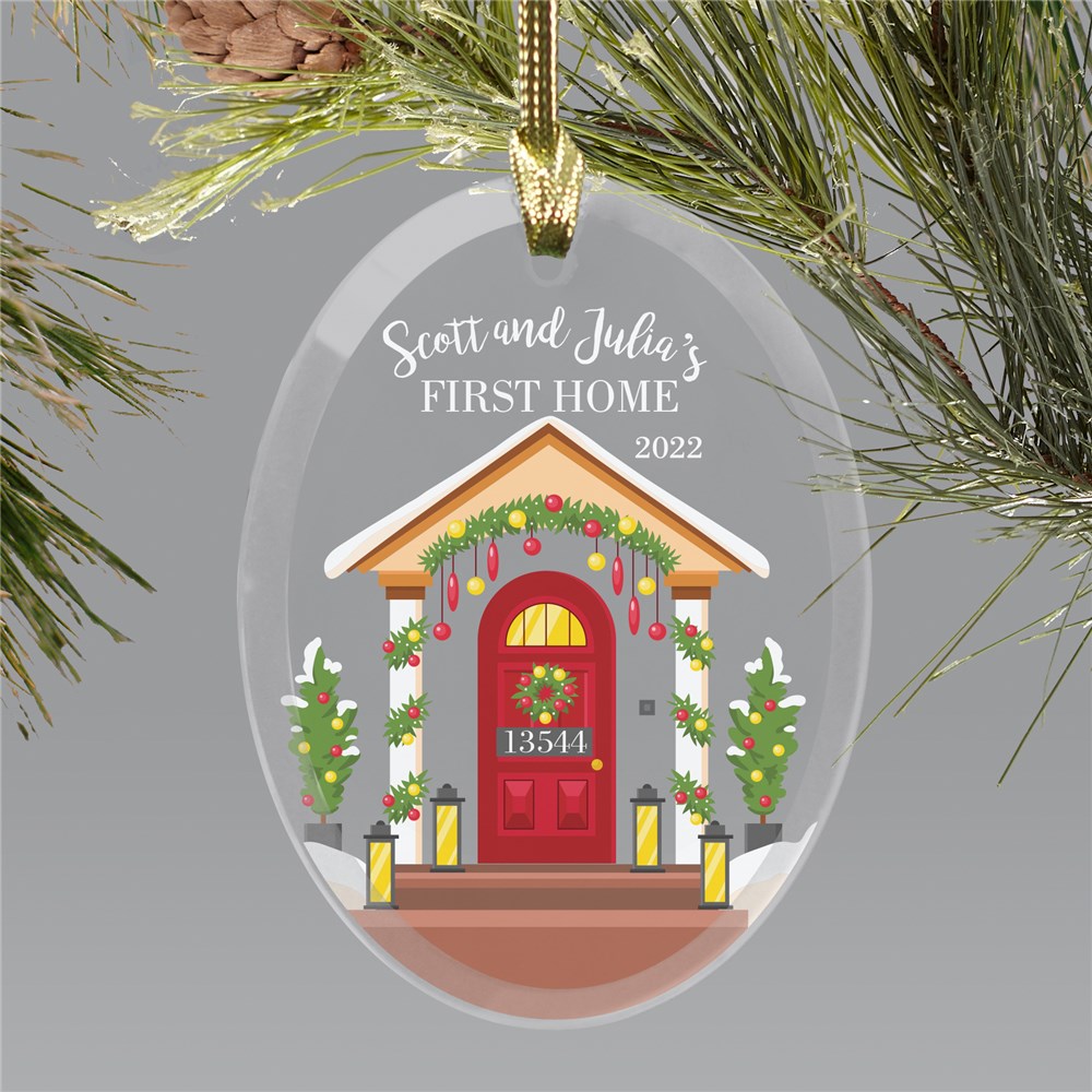 First Home Ornament | Our First Home Personalized Christmas Ornament