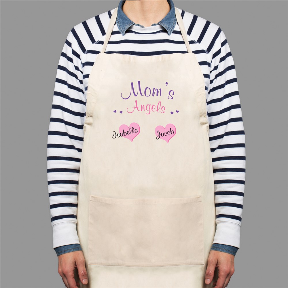 Angels Of My Heart Personalized Apron | Personalized Aprons