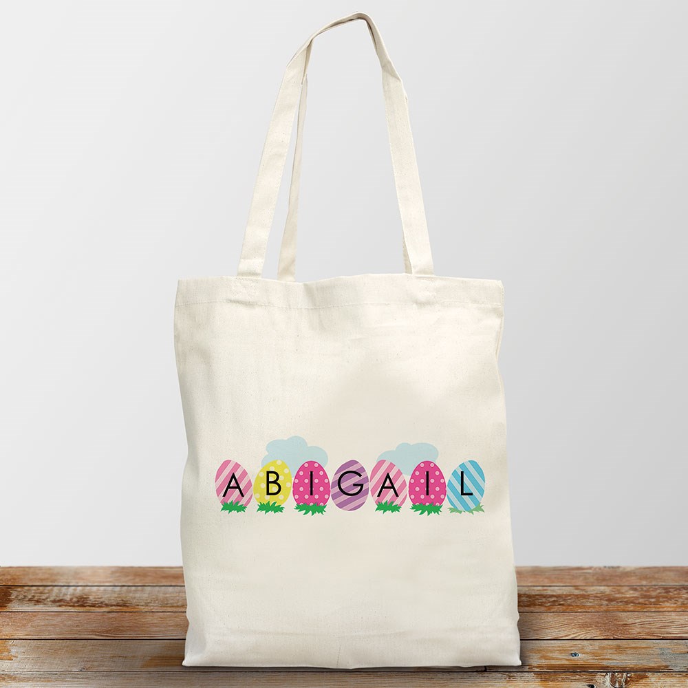 Personalized Easter Chicks Tote Bag