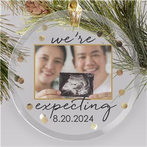 Calliope Designs A Pregnant Couple Personalized Christmas
