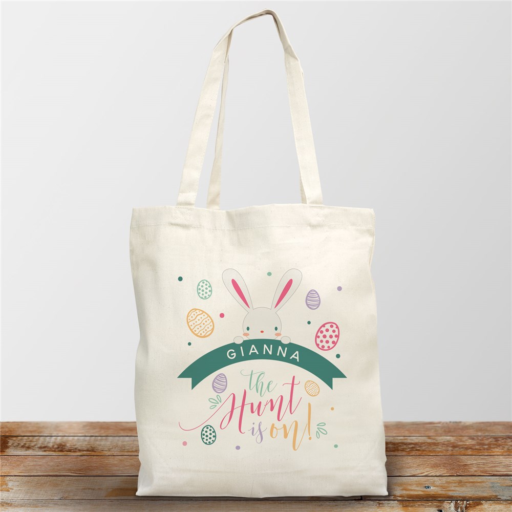 Personalized The Hunt Is On Tote Bag 