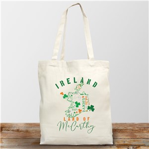 Personalized Ireland Land of Word Art Tote Bag 8208842