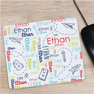 Personalized School Word Art Mouse Pad 8213839