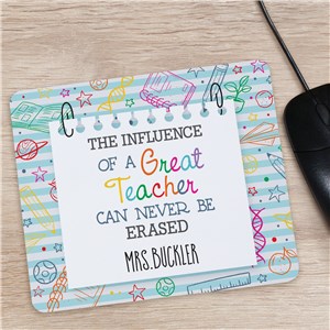 Personalized Influence of a Great Teacher Mouse Pad 8220609