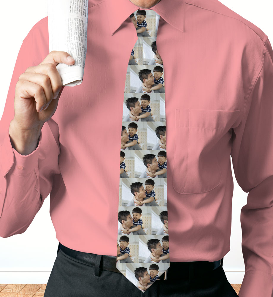 Picture Perfect Collage Personalized Photo Neck Tie | Personalized Photo Gifts