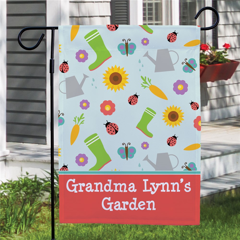 Personalized Gardening Flag | Personalized Gifts for Grandma