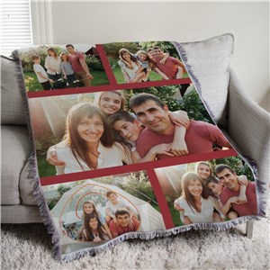 Personalized Photo Collage 50x60 Afghan Throw 830106665L