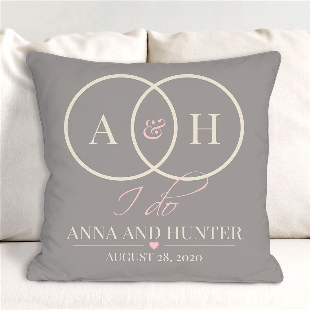 Personalized I Do Throw Pillow GiftsForYouNow