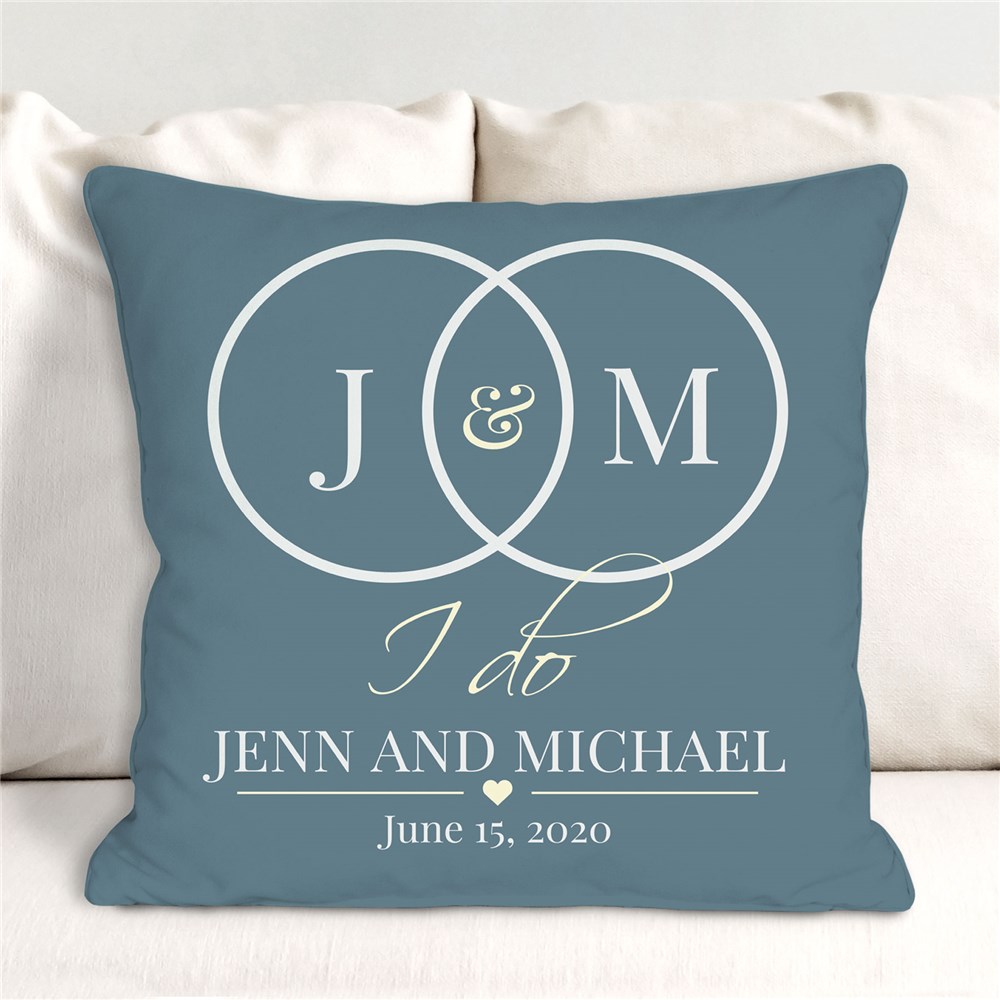 Personalized I Do Throw Pillow GiftsForYouNow