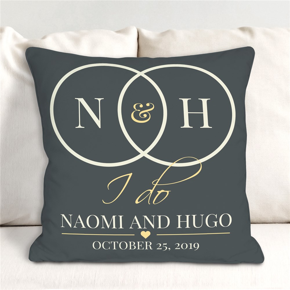 Personalized I Do Throw Pillow GiftsForYouNow