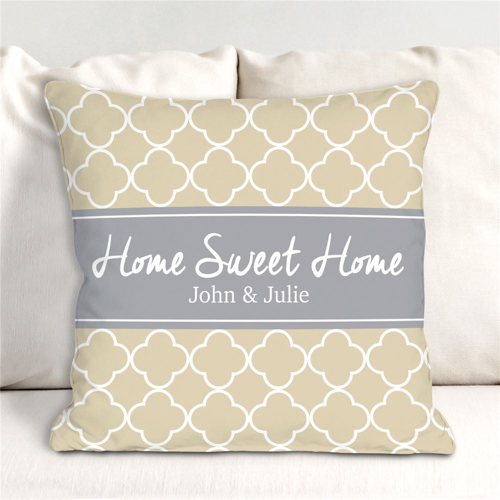 Personalized Spring Throw Pillow | Personalized Housewarming Gifts