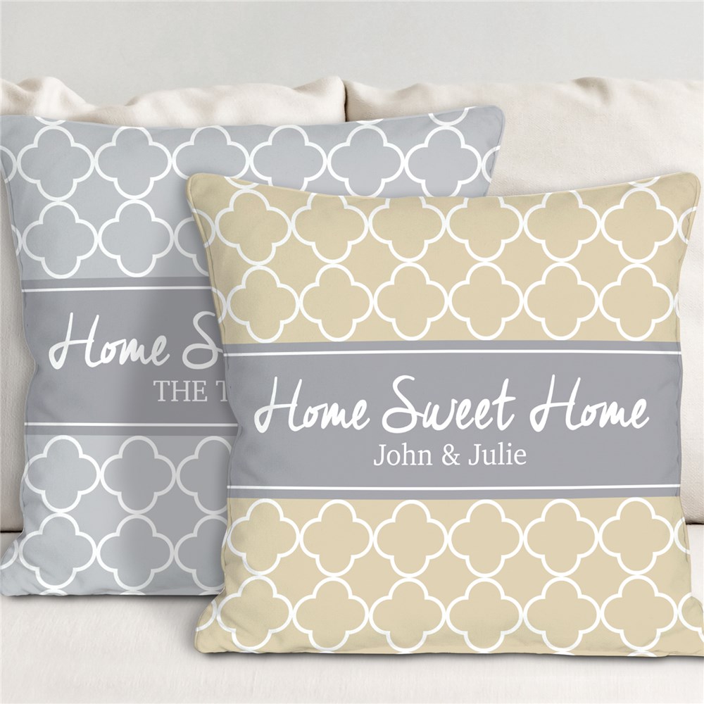 Personalized Spring Throw Pillow | Personalized Housewarming Gifts
