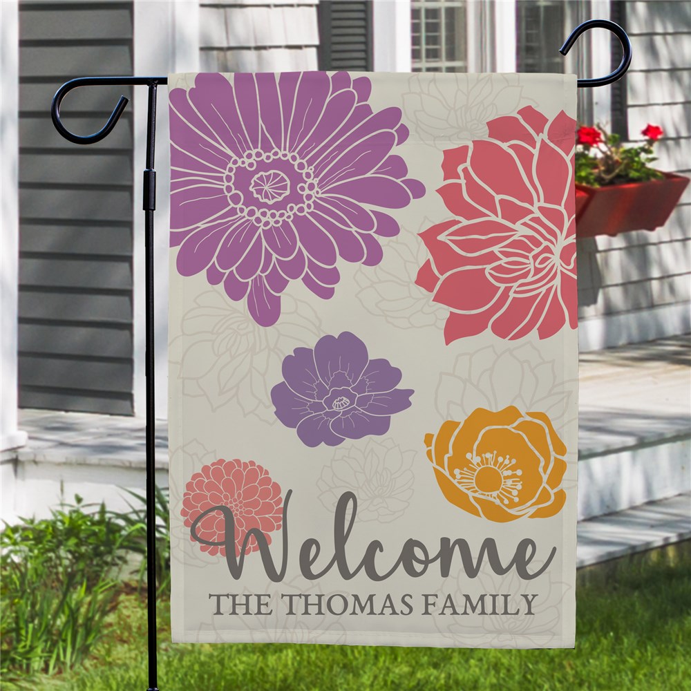 Personalized Spring Flags |Spring Family Yard Flag