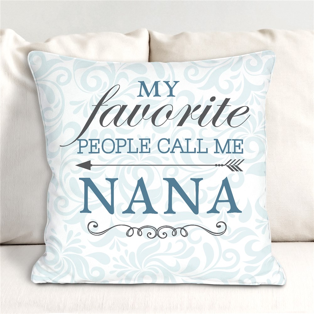 My Favorite People Personalized Throw Pillow for Her GiftsForYouNow