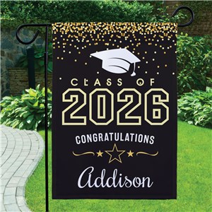 Personalized Class of Garden Flag | Personalized Graduation Flag