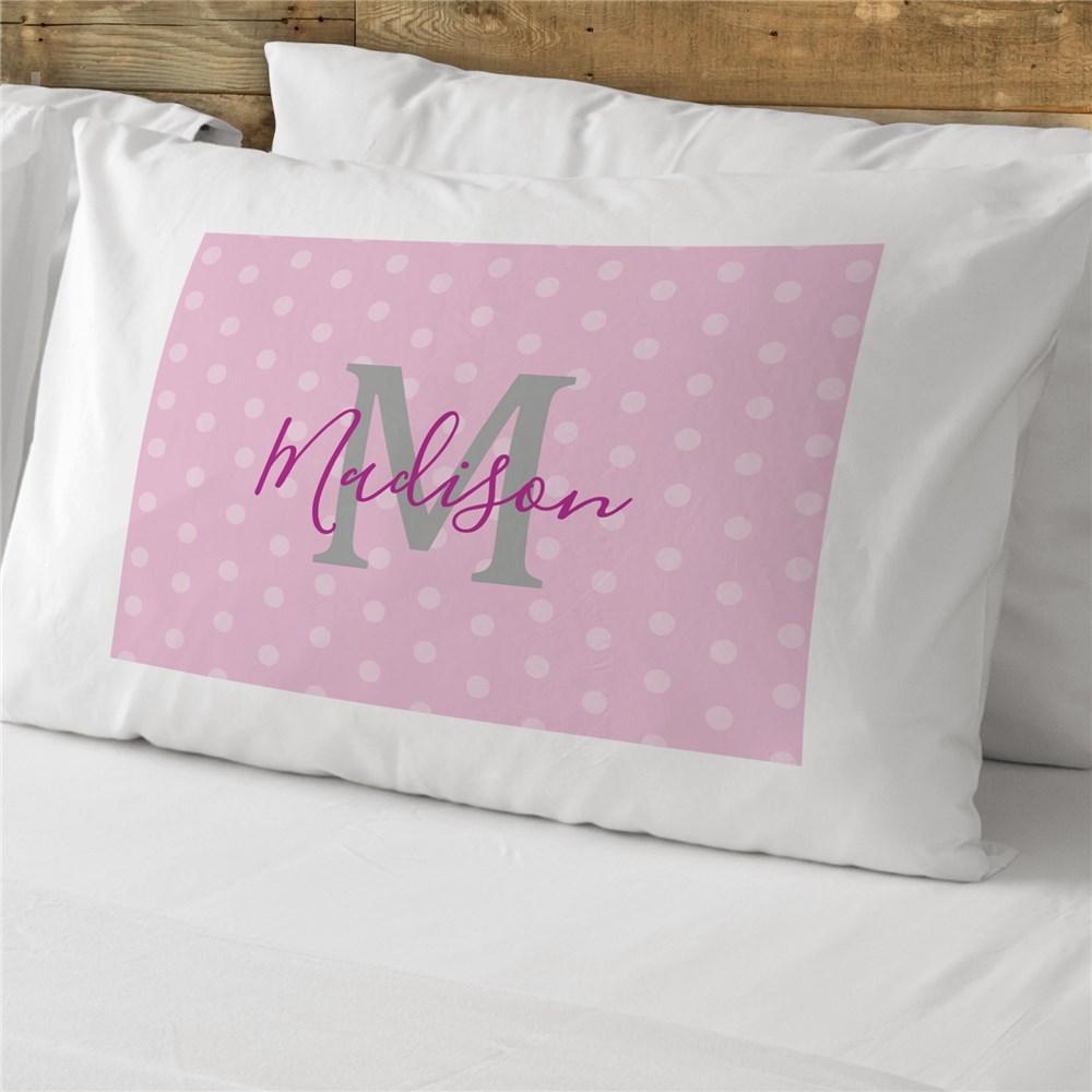 Personalized Initial Pillowcase | Personalized Pillowcases For Kids
