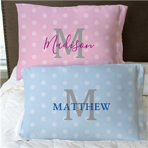 Personalized Initial Pillowcase | Personalized Pillowcases For Kids