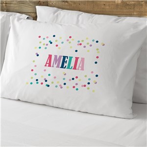 Personalized Polka Dots Cotton Pillowcase 83012967C