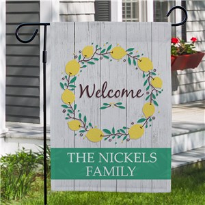 Personalized Garden Flags | Lemon Themed Home Decor