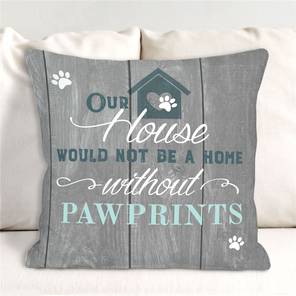 Personalized Pet Pillow | Pets Make House A Home Pillow