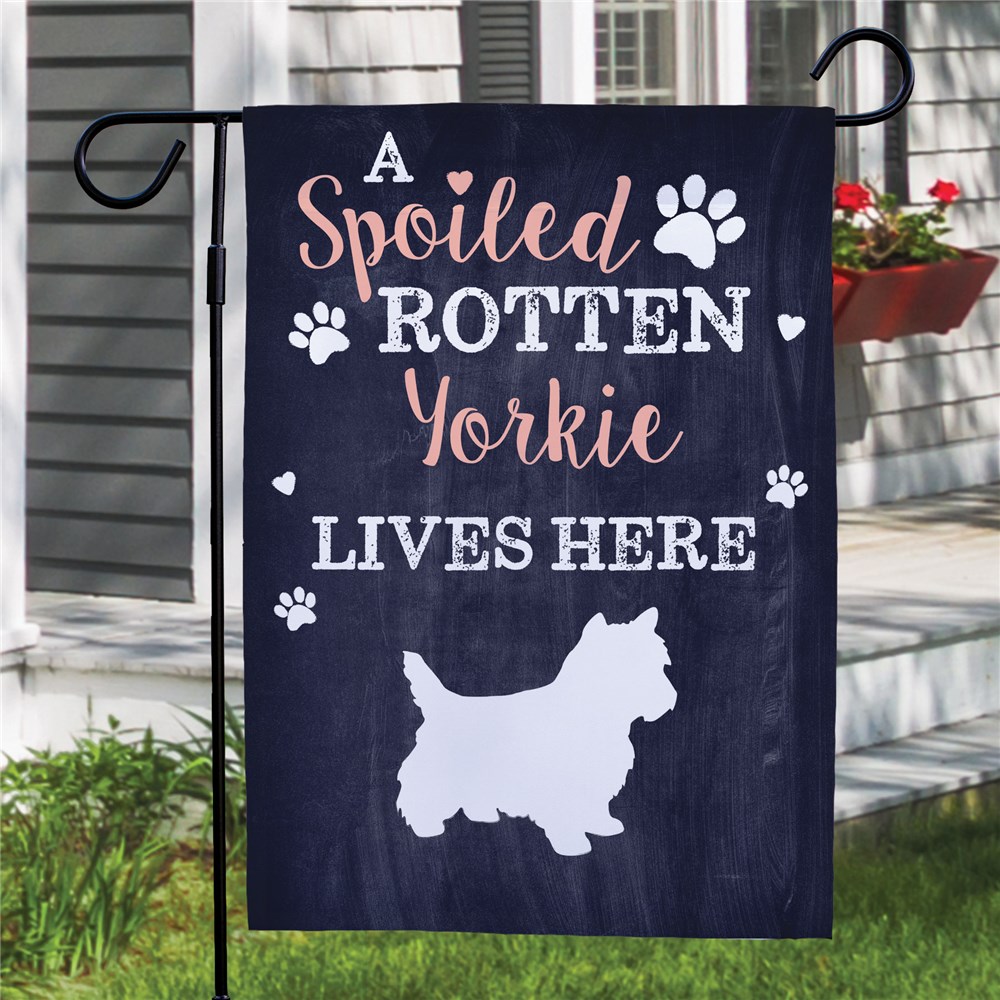 Spoiled Dog Decor | Personalized Garden Flags For Dogs