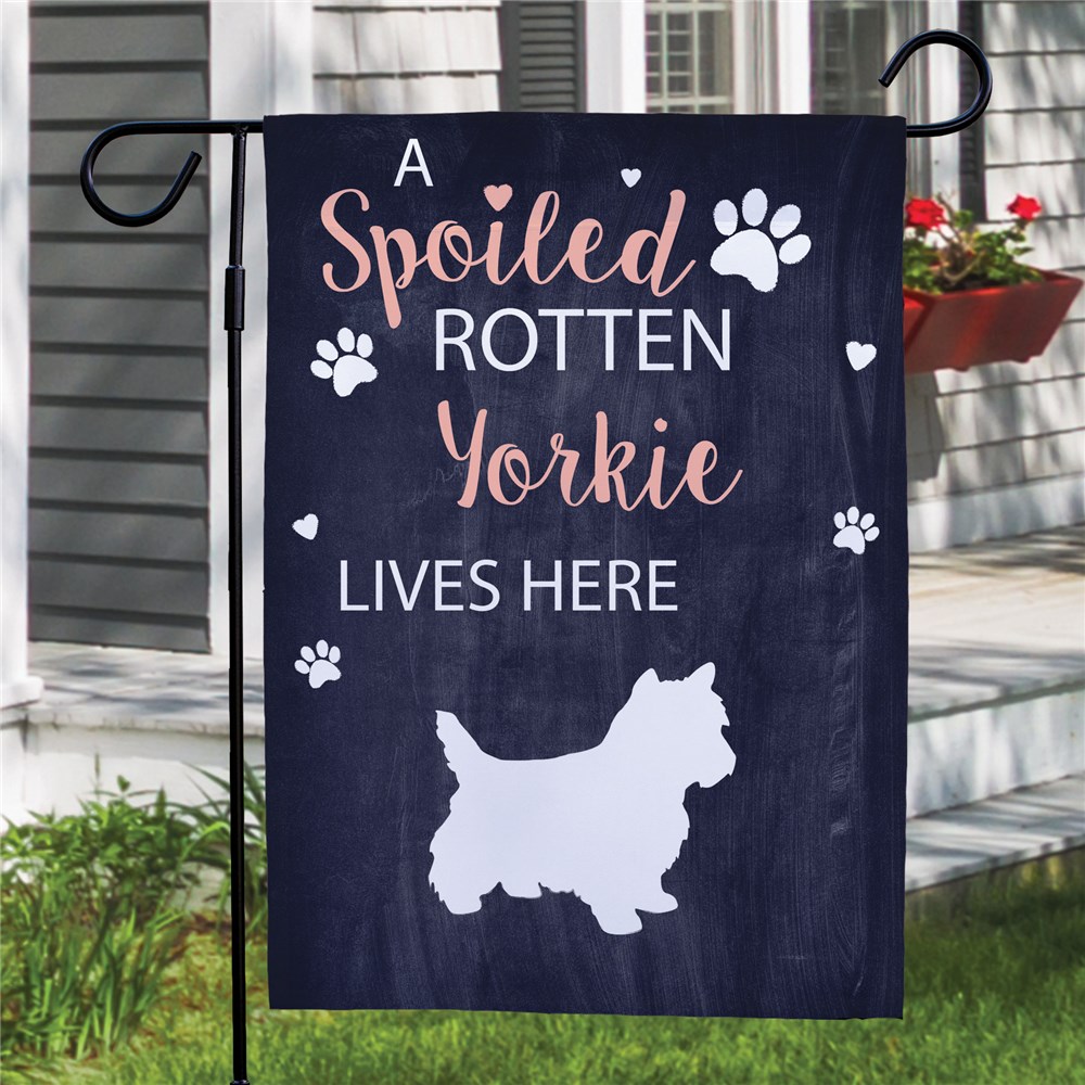 Spoiled Dog Decor | Personalized Garden Flags For Dogs