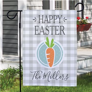 Personalized Happy Easter Carrot Garden Flag 830157712X