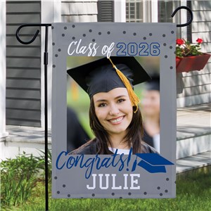 Graduation Photo Garden Flag