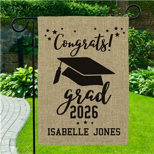 Custom Graduation Garden Flag