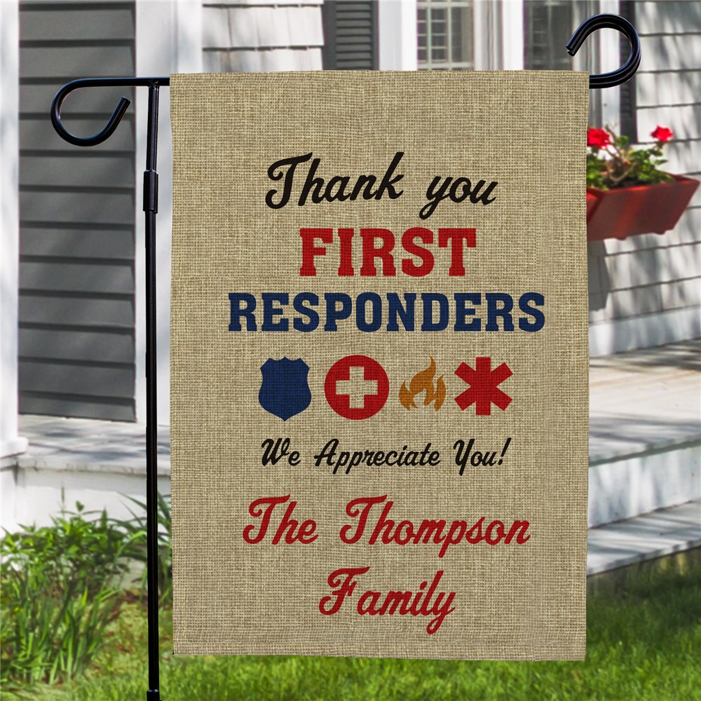 Thank You First Responders Flag