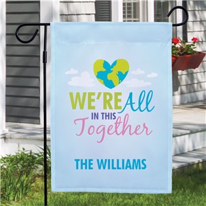 Personalized In This Together Garden Flag