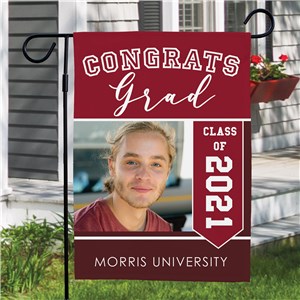 Personalized Congrats Grad Garden Flag 830175632X