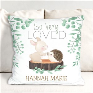 Personalized Woodland Throw Pillow 830189223X