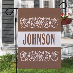 Our Family Welcome Personalized Garden Flag