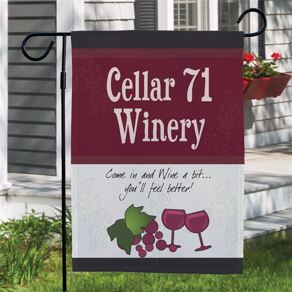 My Winery Personalized Garden Flag | Personalized Garden Flags