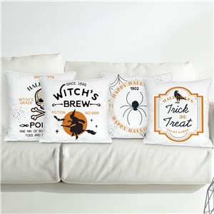Personalized Spooky Vibes Throw Pillow Sham Set 830218103X